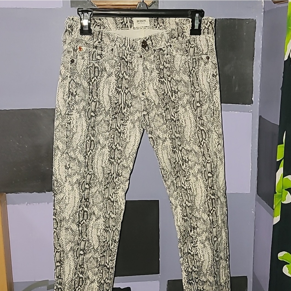 Hudson Women's Snake Print Jeans